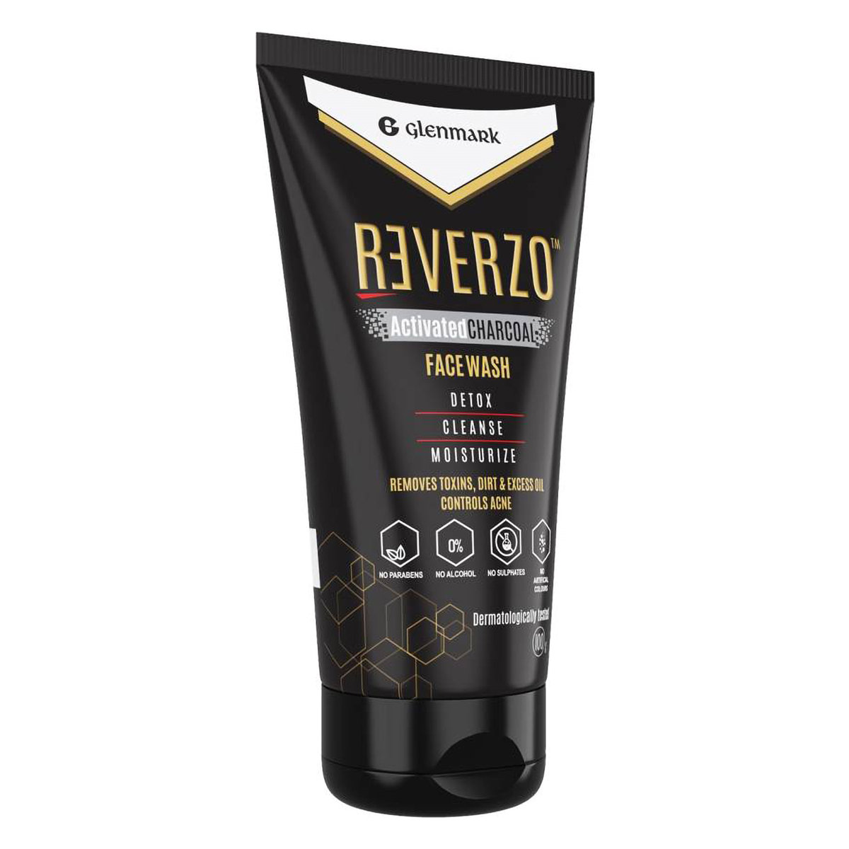 Reverzo Activated Charcoal Facewash 100 gm | Cleanses & Moisturises | Detoxifies Skin | Controls Acne And Excess Oil, Pack of 1 Reverzo Activated Charcoal Facewash 100 gm | Cleanses & Moisturises | Detoxifies Skin | Controls Acne And Excess Oil, Pack of 1