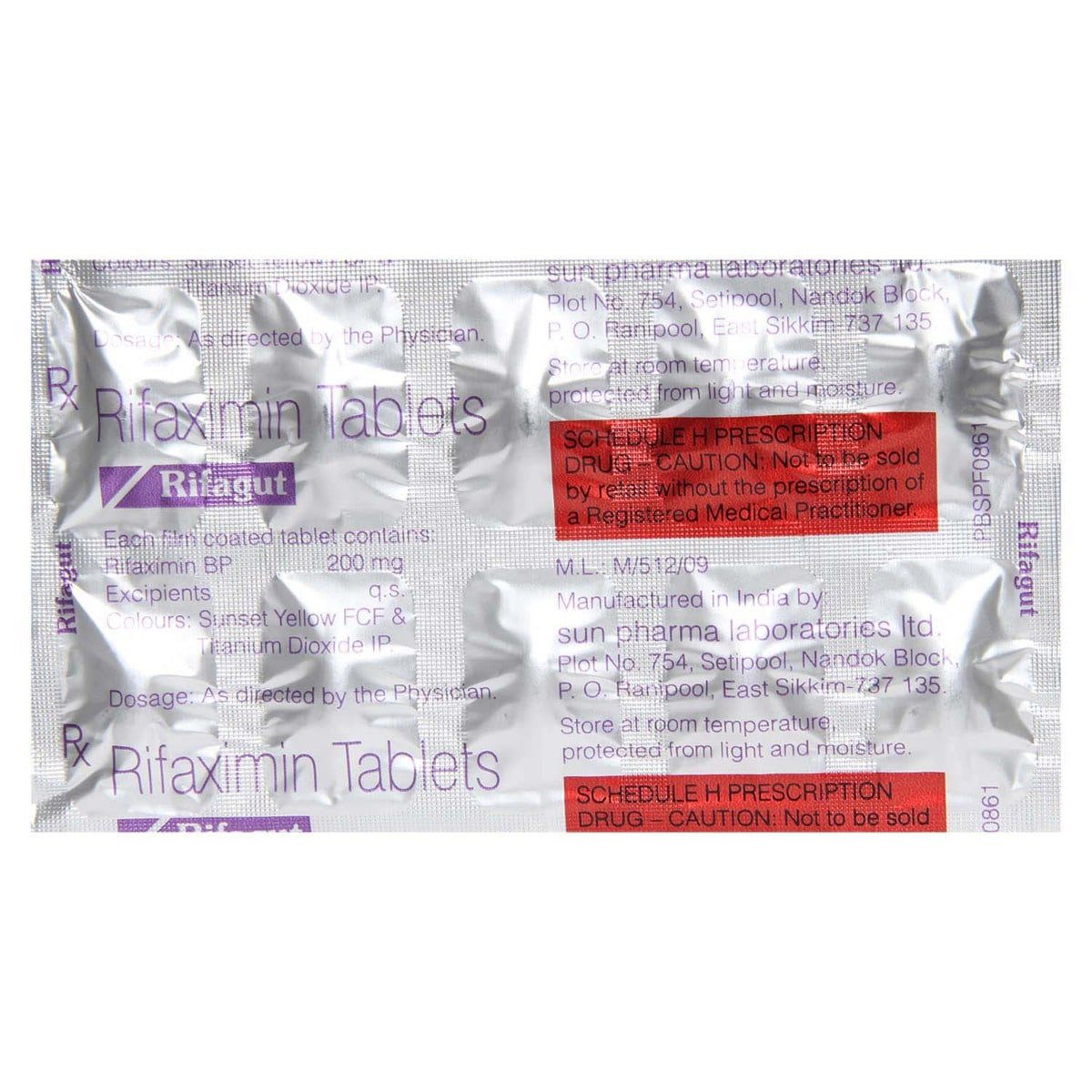 Rifagut Tablet 10's, Pack of 10 TABLETS Rifagut Tablet 10's, Pack of 10 TABLETS