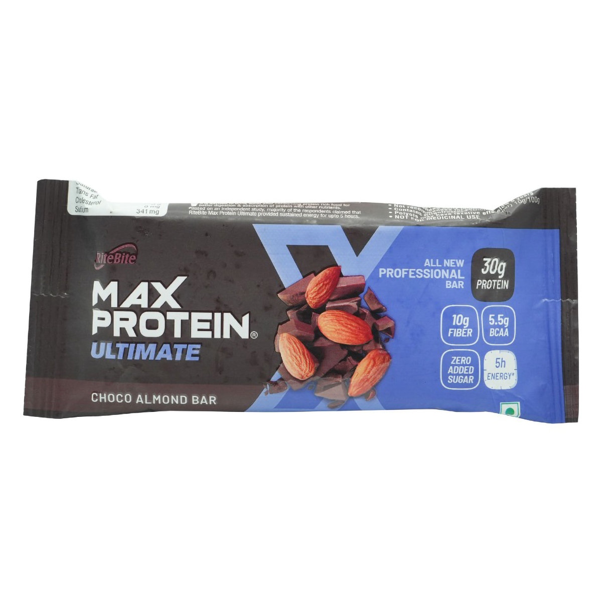 Ritebite Max Protein Ultimate Choco Almond Bar, 100 gm, Pack of 1 Ritebite Max Protein Ultimate Choco Almond Bar, 100 gm, Pack of 1