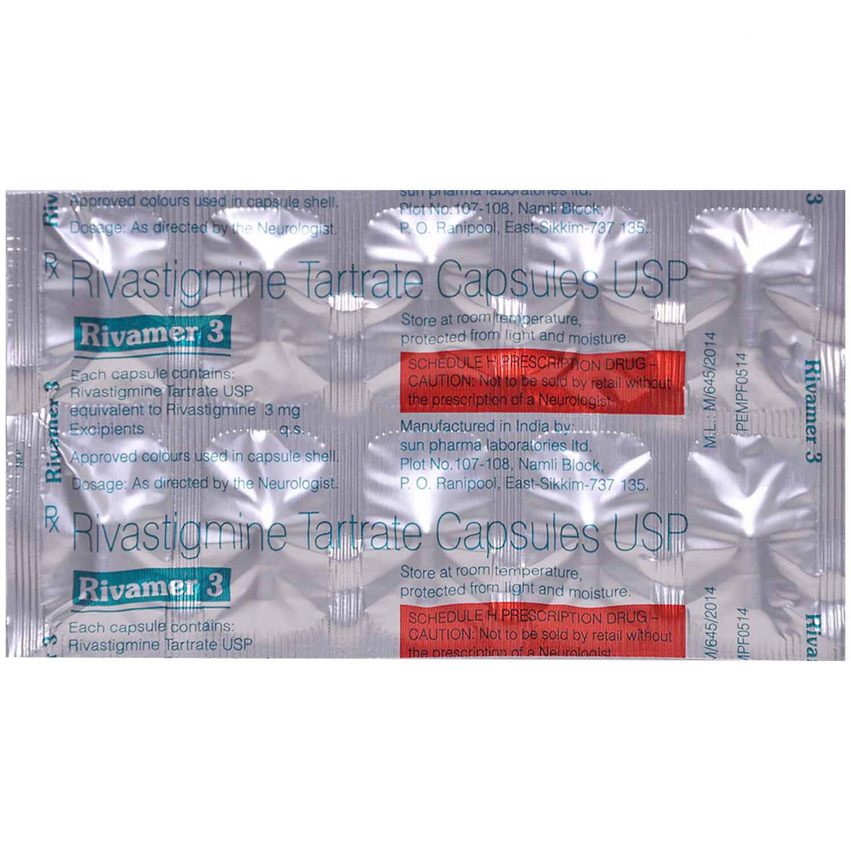 Rivamer 3 Capsule 10's, Pack of 10 CAPSULES Rivamer 3 Capsule 10's, Pack of 10 CAPSULES