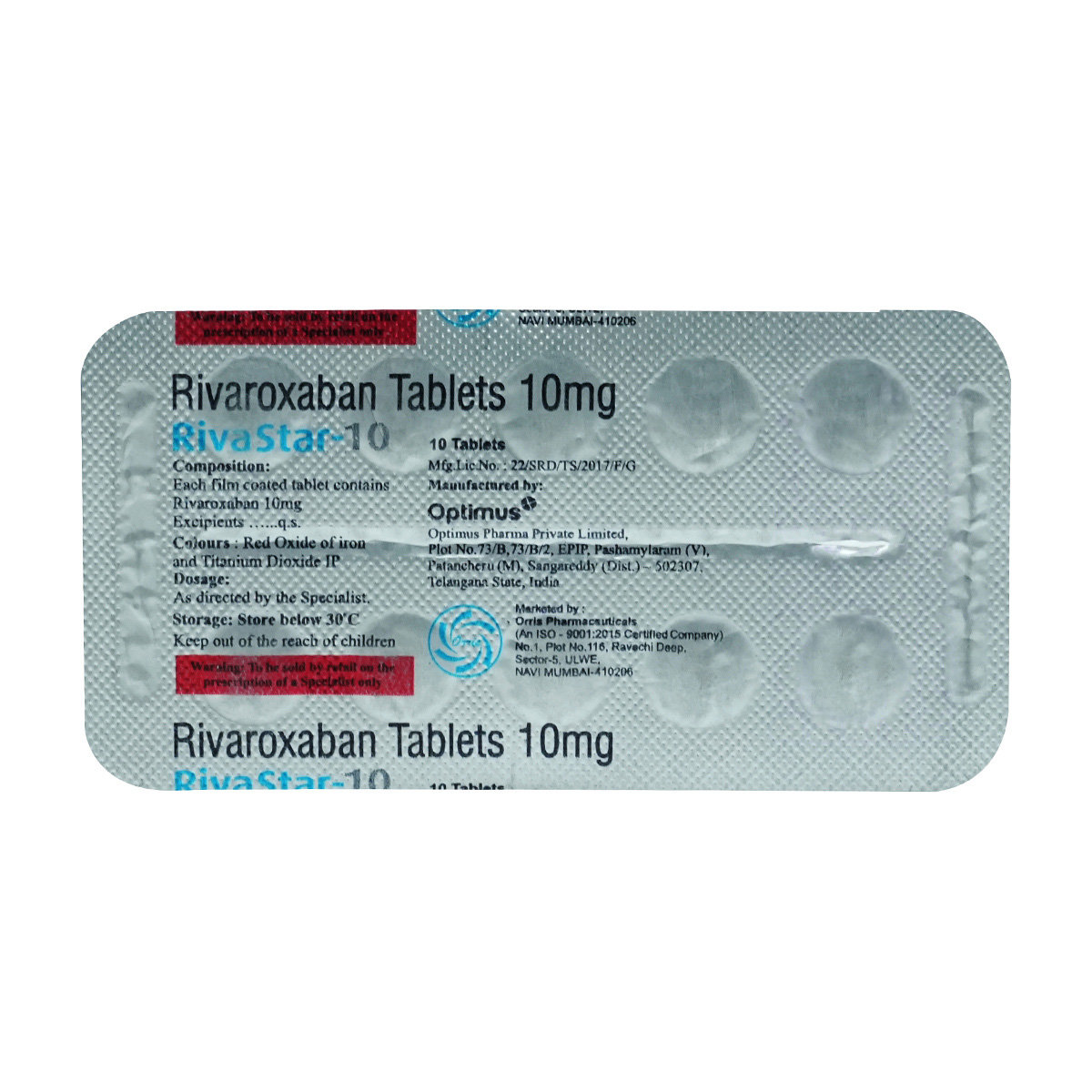 Rivastar-10 Tablet 10's, Pack of 10 TABLETS Rivastar-10 Tablet 10's, Pack of 10 TABLETS