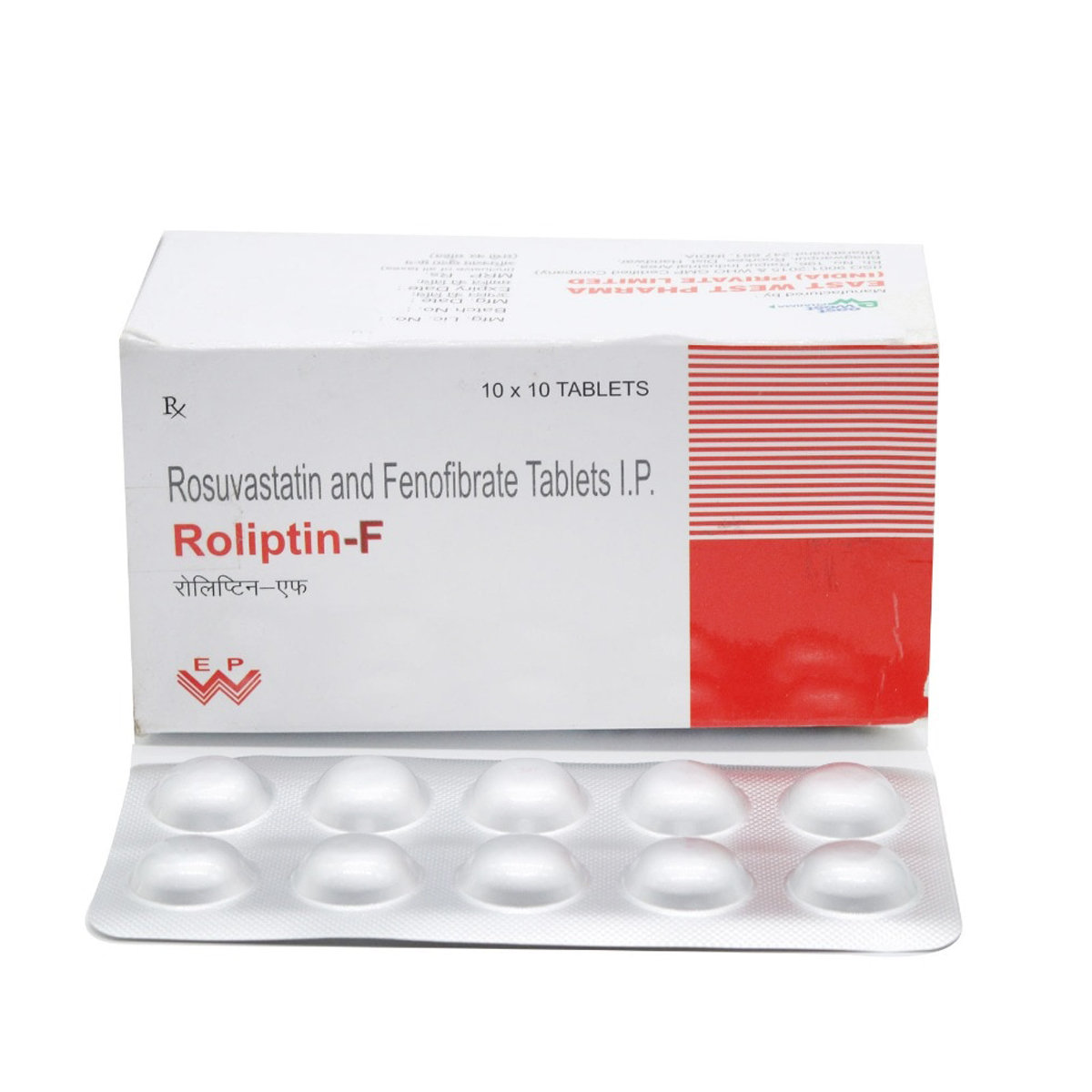 Roliptin F 10 Tablet 10's, Pack of 10 TABLETS Roliptin F 10 Tablet 10's, Pack of 10 TABLETS