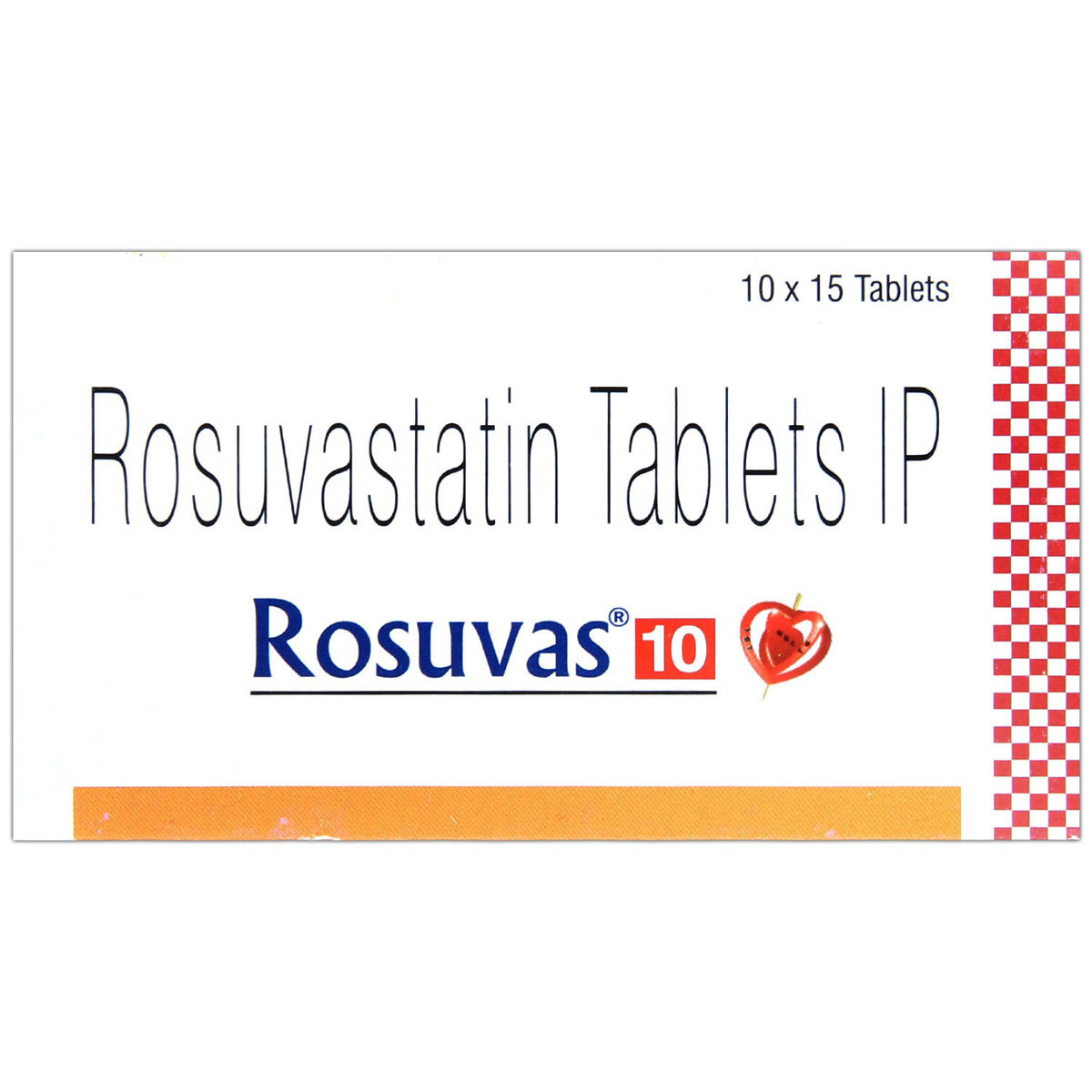 Rosuvas 10 Tablet 15's, Pack of 15 TABLETS Rosuvas 10 Tablet 15's, Pack of 15 TABLETS