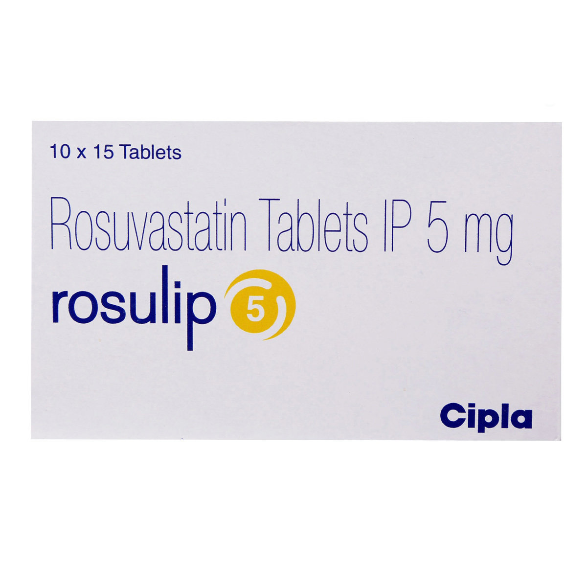 Rosulip 5 Tablet 15's, Pack of 15 TABLETS Rosulip 5 Tablet 15's, Pack of 15 TABLETS