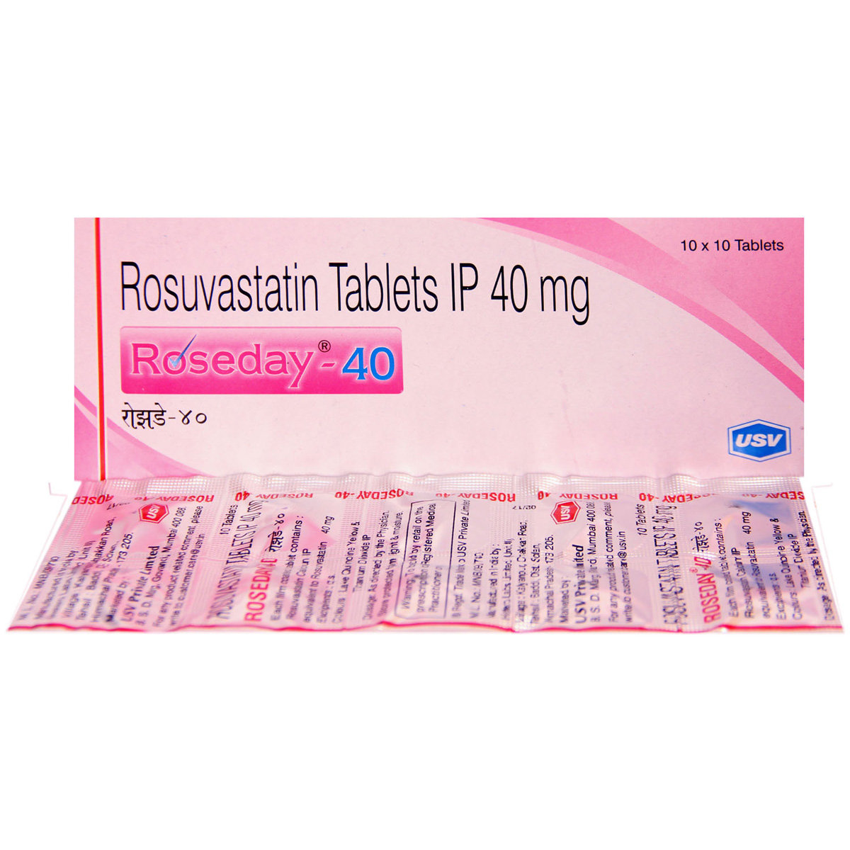 Roseday 40 Tablet 10's, Pack of 10 TABLETS Roseday 40 Tablet 10's, Pack of 10 TABLETS