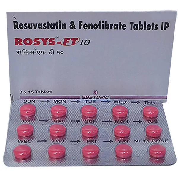 Rosys FT 10 Tablet 15's, Pack of 15