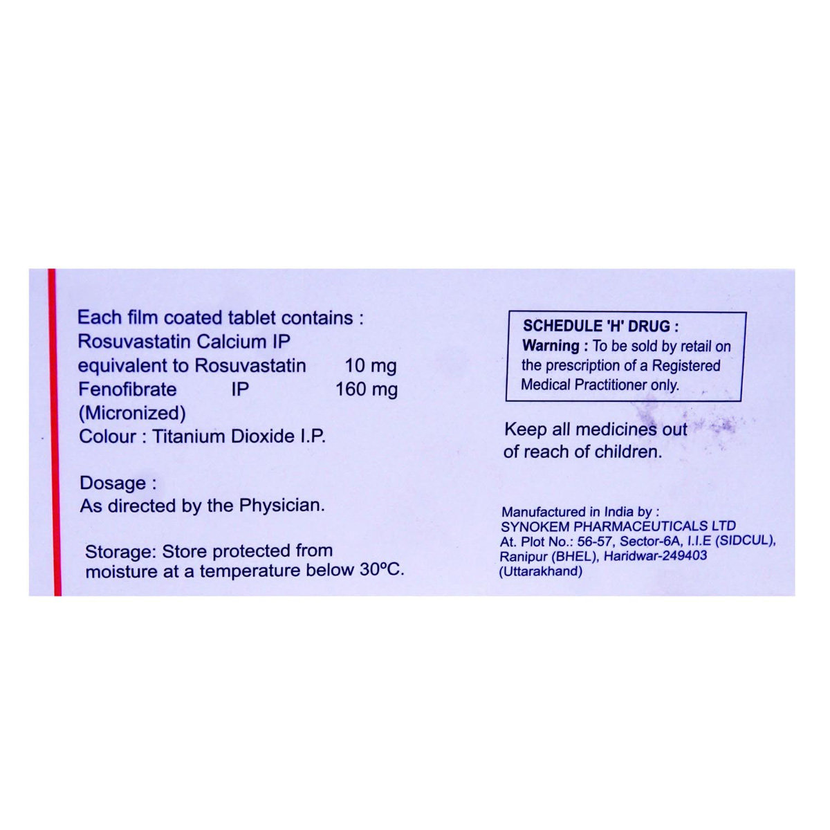 Rosloy F 10 Tablet 10's, Pack of 10 Rosloy F 10 Tablet 10's, Pack of 10