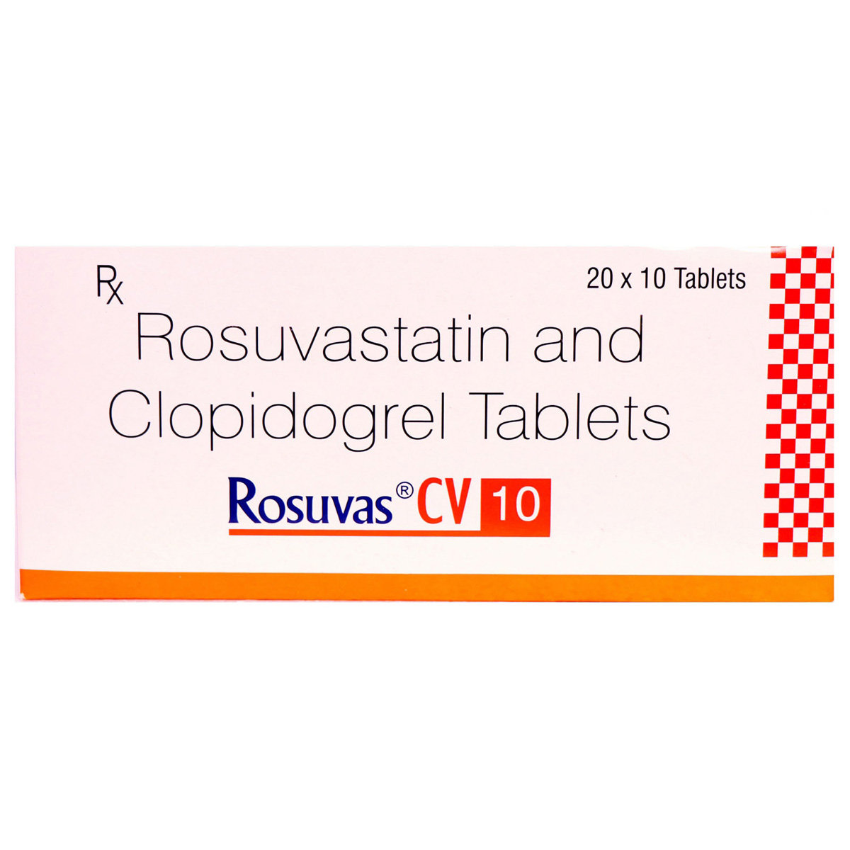 Rosuvas CV 10 Tablet 10's, Pack of 10 Rosuvas CV 10 Tablet 10's, Pack of 10