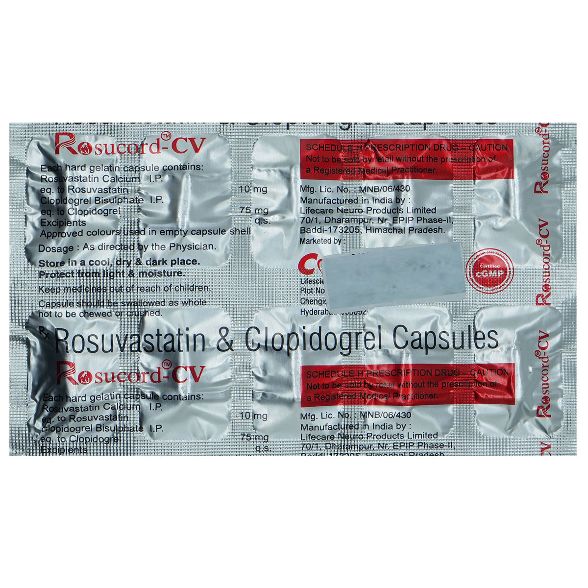 Rosucord CV Capsule 10's, Pack of 10 CapsuleS Rosucord CV Capsule 10's, Pack of 10 CapsuleS