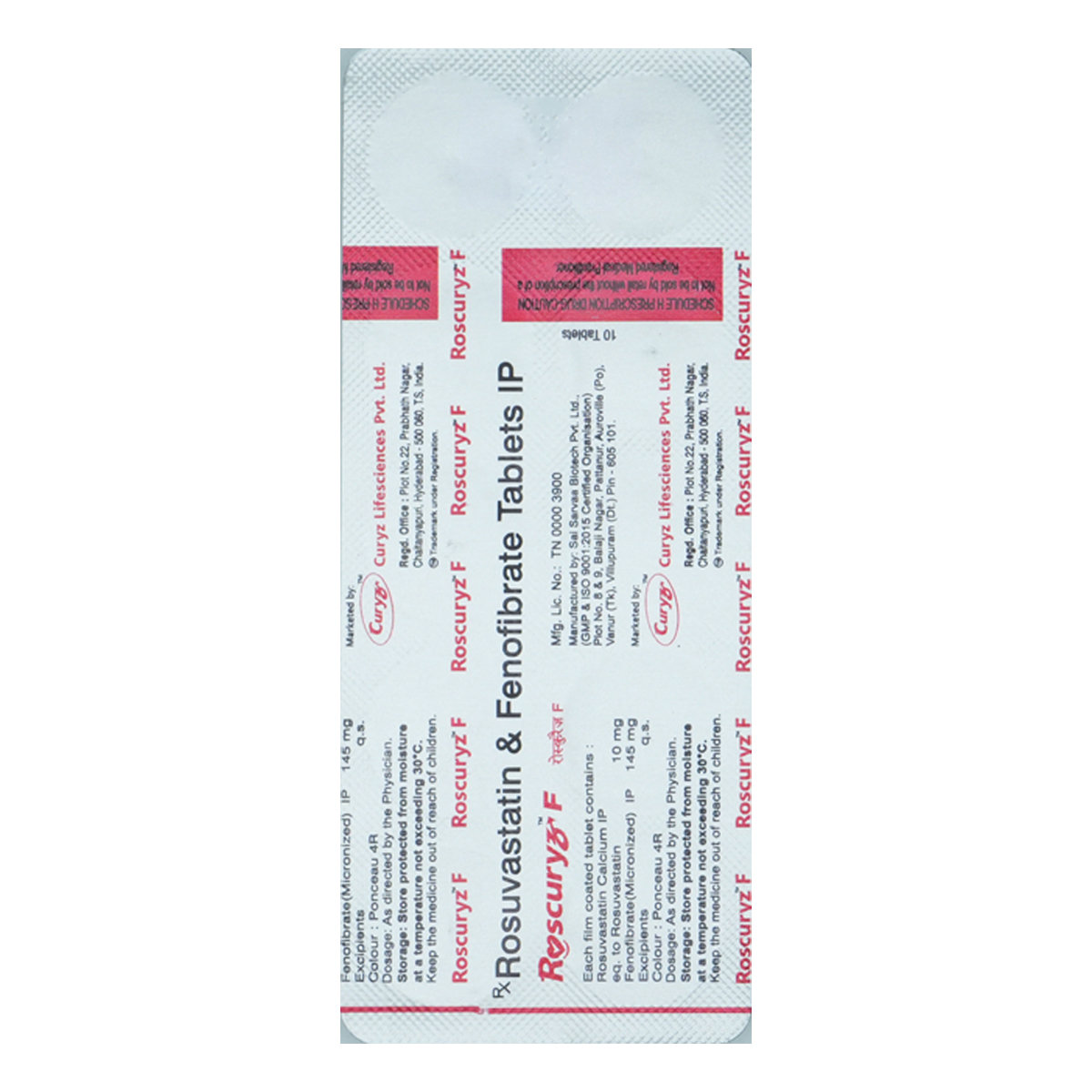 Roscuryz-F Tablet 10's, Pack of 10 Roscuryz-F Tablet 10's, Pack of 10