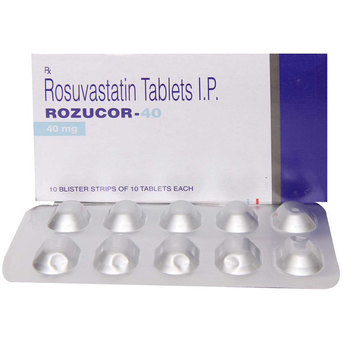 Rozucor 40 Tablet 10's, Pack of 10 TABLETS Rozucor 40 Tablet 10's, Pack of 10 TABLETS