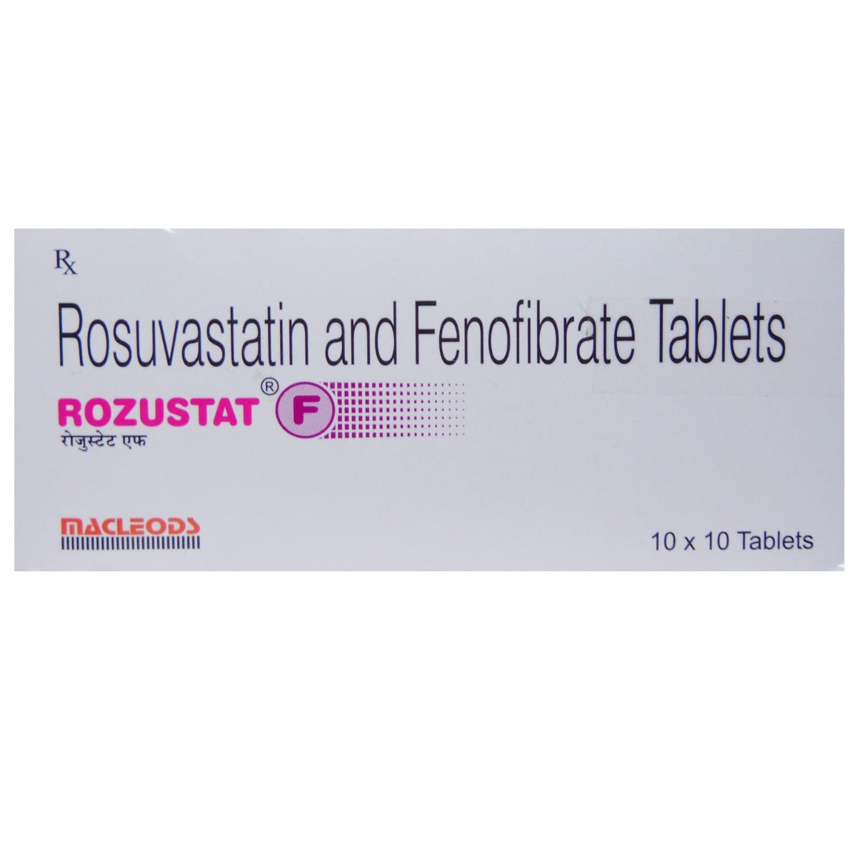 Rozustat F 10 Tablet 10's, Pack of 10 Rozustat F 10 Tablet 10's, Pack of 10