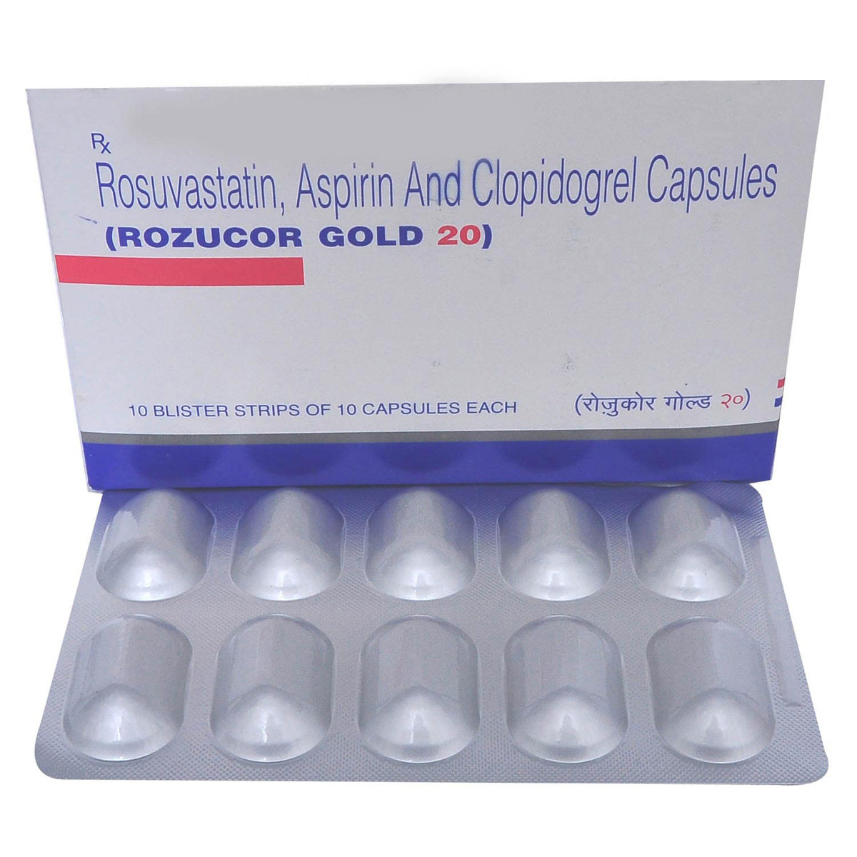 Rozucor Gold 20 Capsule 10's, Pack of 10 CAPSULES Rozucor Gold 20 Capsule 10's, Pack of 10 CAPSULES