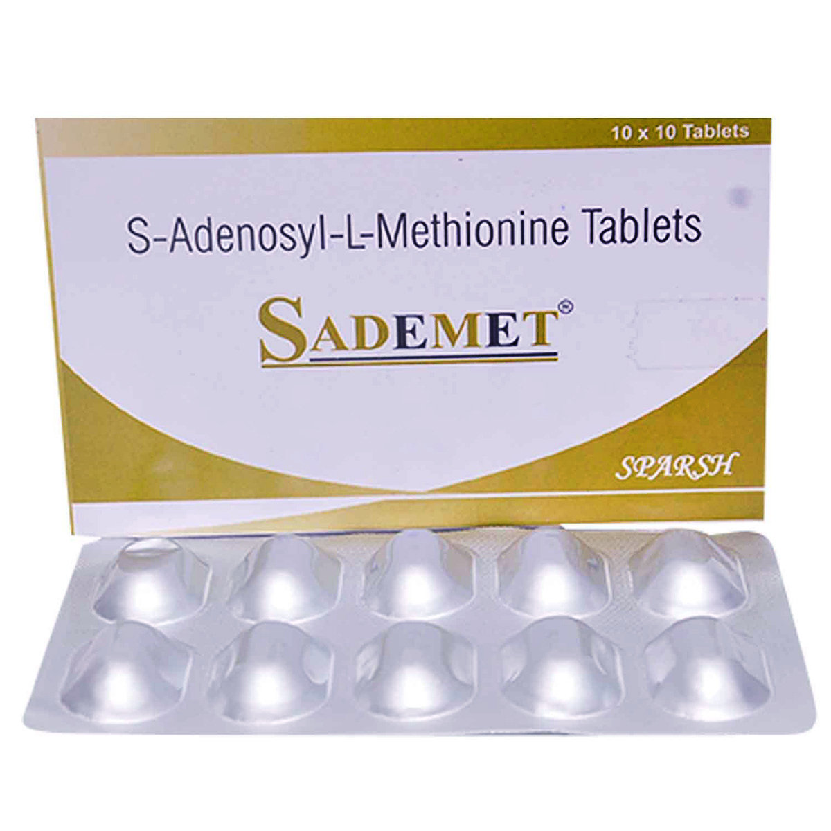 Sademet Tablet 10's, Pack of 10 TABLETS Sademet Tablet 10's, Pack of 10 TABLETS