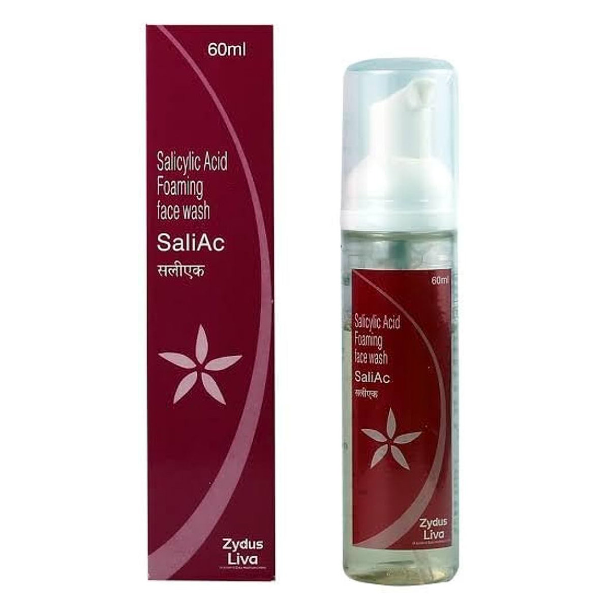 Saliac Face Wash 60 ml | Salicylic Acid | For Acne, Pack of 1 FACE WASH Saliac Face Wash 60 ml | Salicylic Acid | For Acne, Pack of 1 FACE WASH