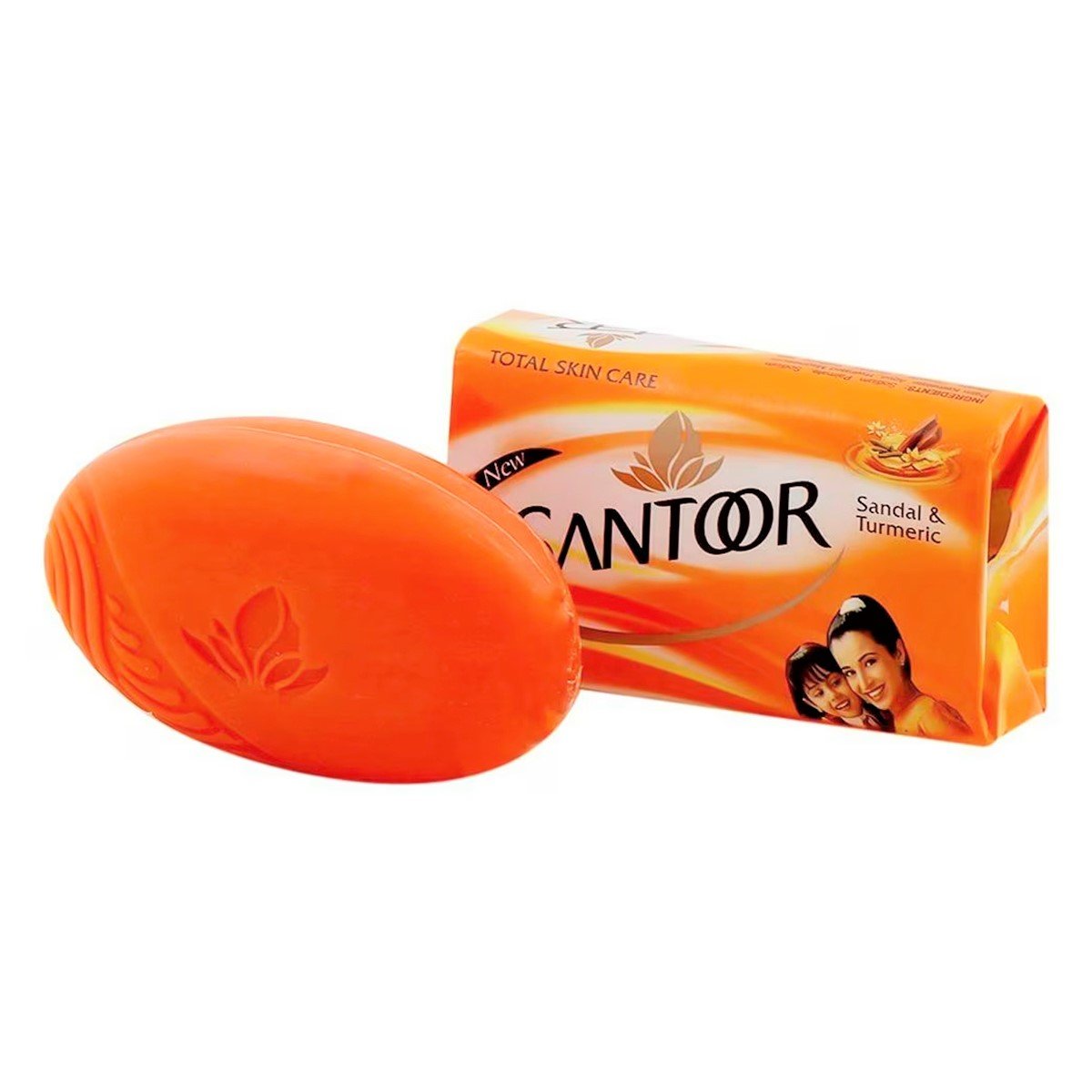 Santoor Total Skin Soap 150 gm | With Sandal & Turmeric | For Younger looking Skin | With 2X sandal Fragrance, Pack of 1 Santoor Total Skin Soap 150 gm | With Sandal & Turmeric | For Younger looking Skin | With 2X sandal Fragrance, Pack of 1