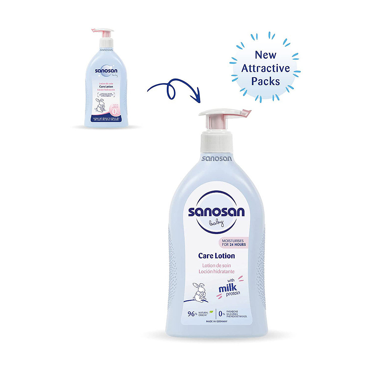 Sanosan Baby Care Lotion, 500 ml, Pack of 1 Sanosan Baby Care Lotion, 500 ml, Pack of 1