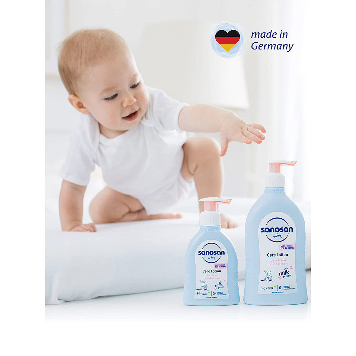 Sanosan Baby Care Lotion, 500 ml, Pack of 1 Sanosan Baby Care Lotion, 500 ml, Pack of 1