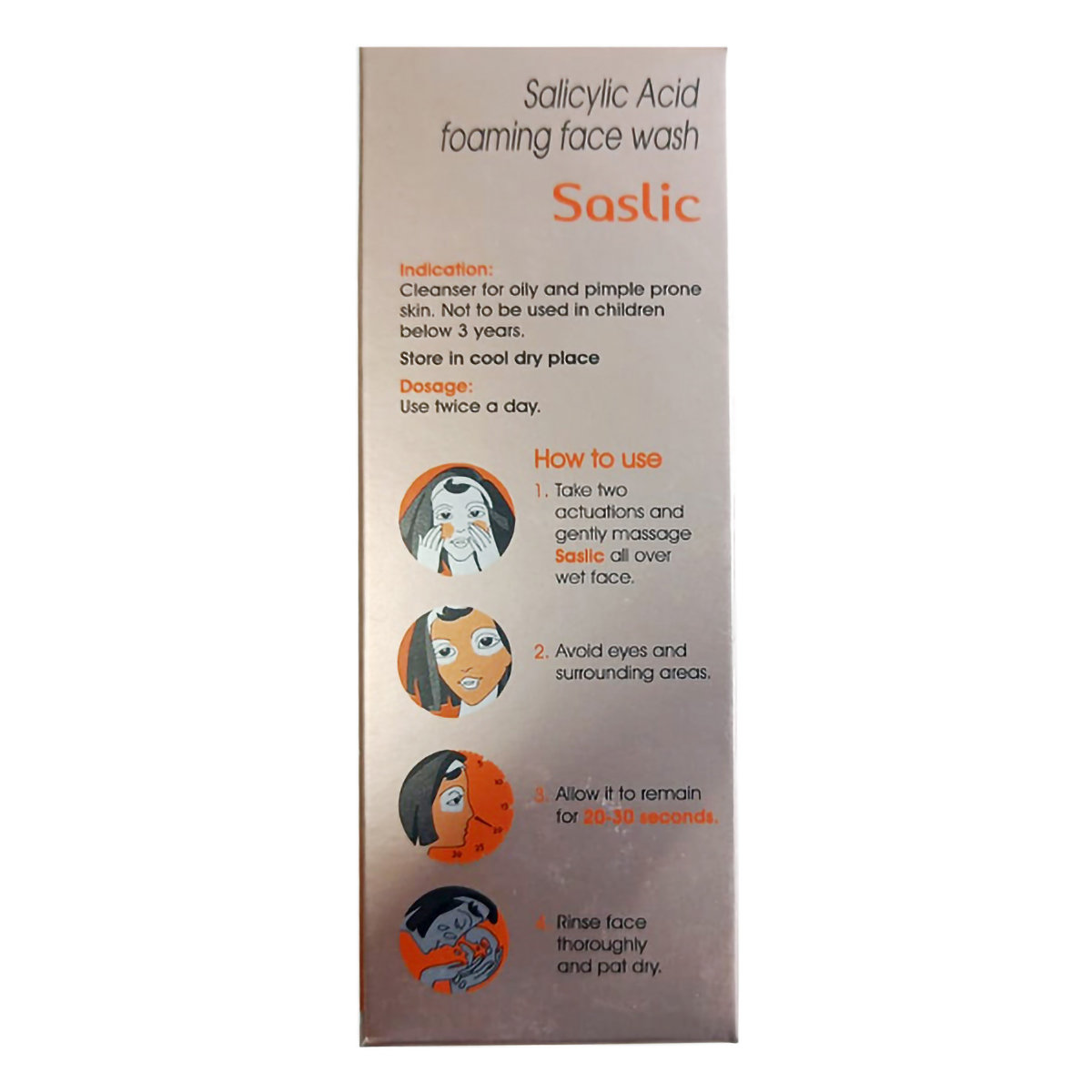 Cipla Saslic Foaming Face Wash 60 ml | Salicylic Acid | pH 5.5 | Fight Acne | For Oily & Pimple Prone Skin, Pack of 1 Cipla Saslic Foaming Face Wash 60 ml | Salicylic Acid | pH 5.5 | Fight Acne | For Oily & Pimple Prone Skin, Pack of 1