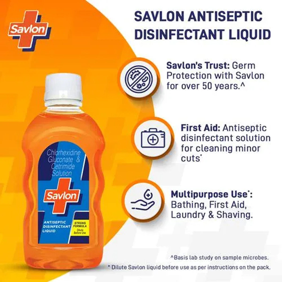 Savlon Antiseptic Disinfectant Liquid, 200 ml, Pack of 1 Savlon Antiseptic Disinfectant Liquid, 200 ml, Pack of 1