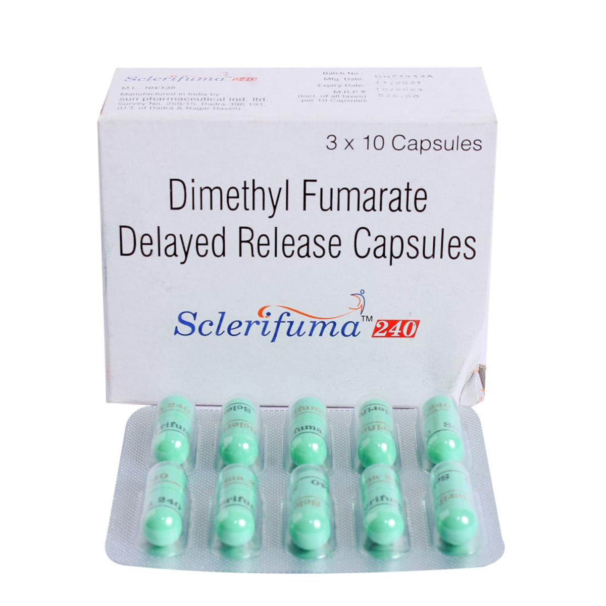Sclerifuma 240mg Dr Capsule 10's, Pack of 10 CAPSULES Sclerifuma 240mg Dr Capsule 10's, Pack of 10 CAPSULES
