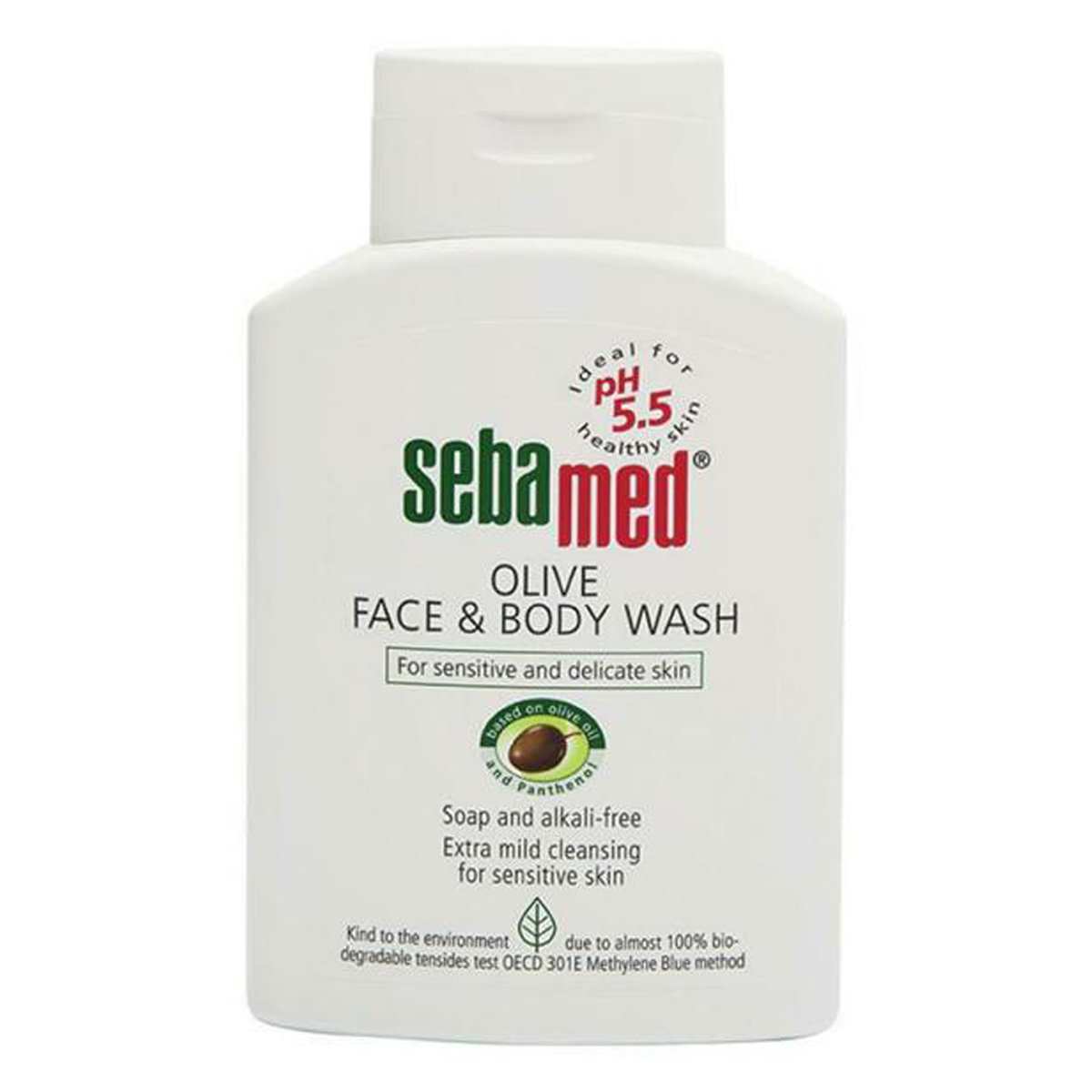 Sebamed Olive Face & Body Wash 200 ml | Olive Oil & Panthenol | Provides Skin Nourishment | Soap Free | For Sensitive, Dry Skin, Pack of 1 Sebamed Olive Face & Body Wash 200 ml | Olive Oil & Panthenol | Provides Skin Nourishment | Soap Free | For Sensitive, Dry Skin, Pack of 1