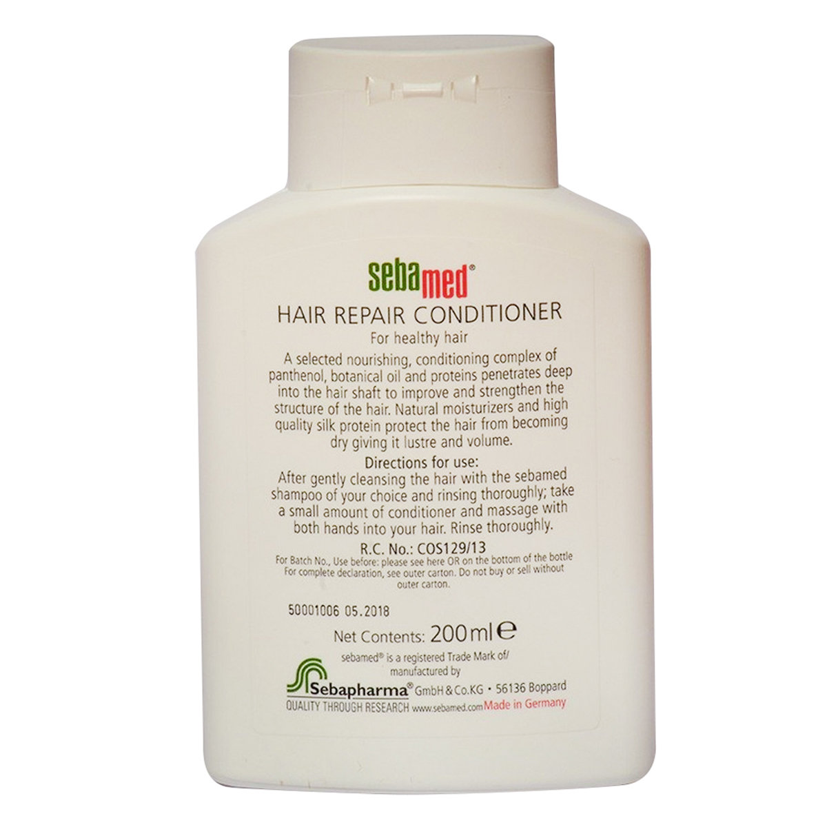 Sebamed Hair Repair Conditioner, 200 ml, Pack of 1 Sebamed Hair Repair Conditioner, 200 ml, Pack of 1