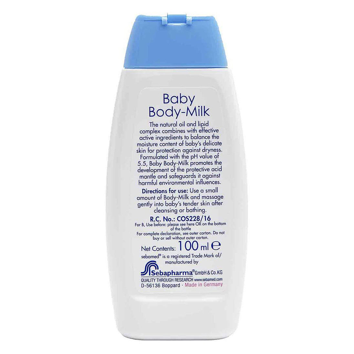 Sebamed Baby Body Milk Lotion, 100 ml, Pack of 1 Sebamed Baby Body Milk Lotion, 100 ml, Pack of 1
