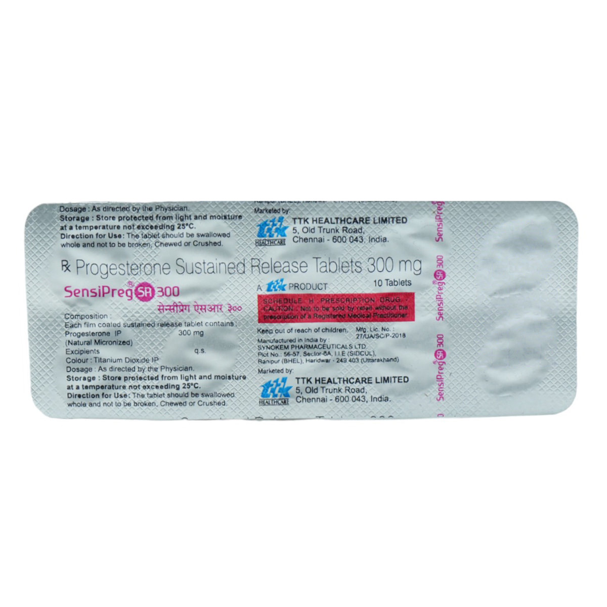 Sensipreg SR 300 mg Tablet 10's, Pack of 10 TabletS Sensipreg SR 300 mg Tablet 10's, Pack of 10 TabletS
