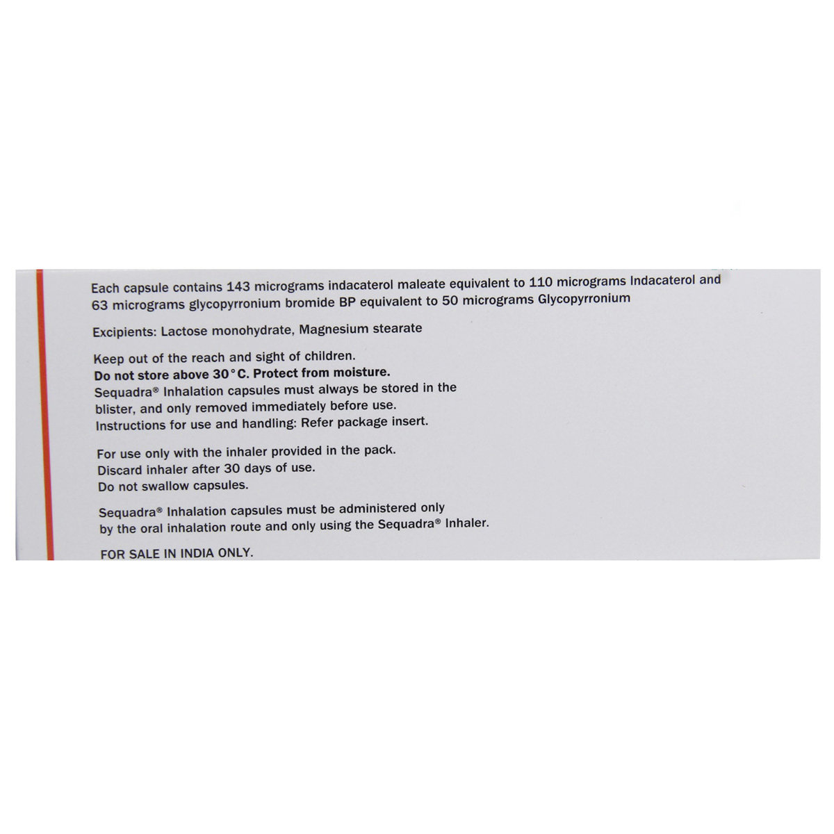 Sequadra Inhaler Kit, Pack of 1 INHALER Sequadra Inhaler Kit, Pack of 1 INHALER