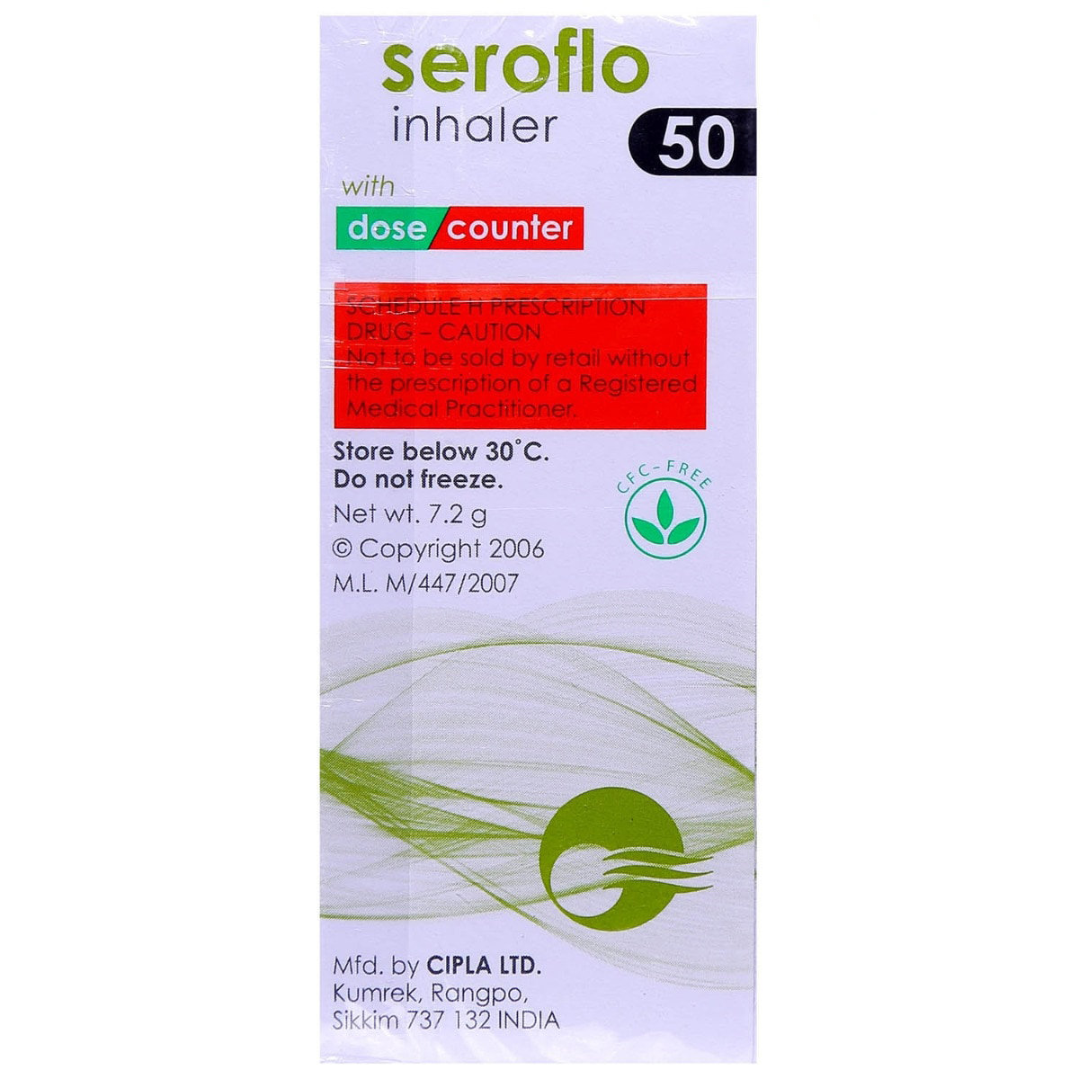 Seroflo 50 Inhaler, Pack of 1 Inhaler Seroflo 50 Inhaler, Pack of 1 Inhaler