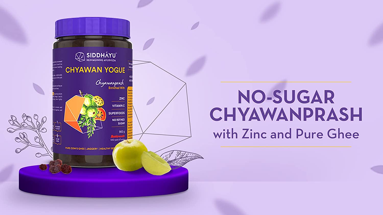 Siddhayu Chyawan Yogue Chyawanprash, 900 gm, Pack of 1 Siddhayu Chyawan Yogue Chyawanprash, 900 gm, Pack of 1