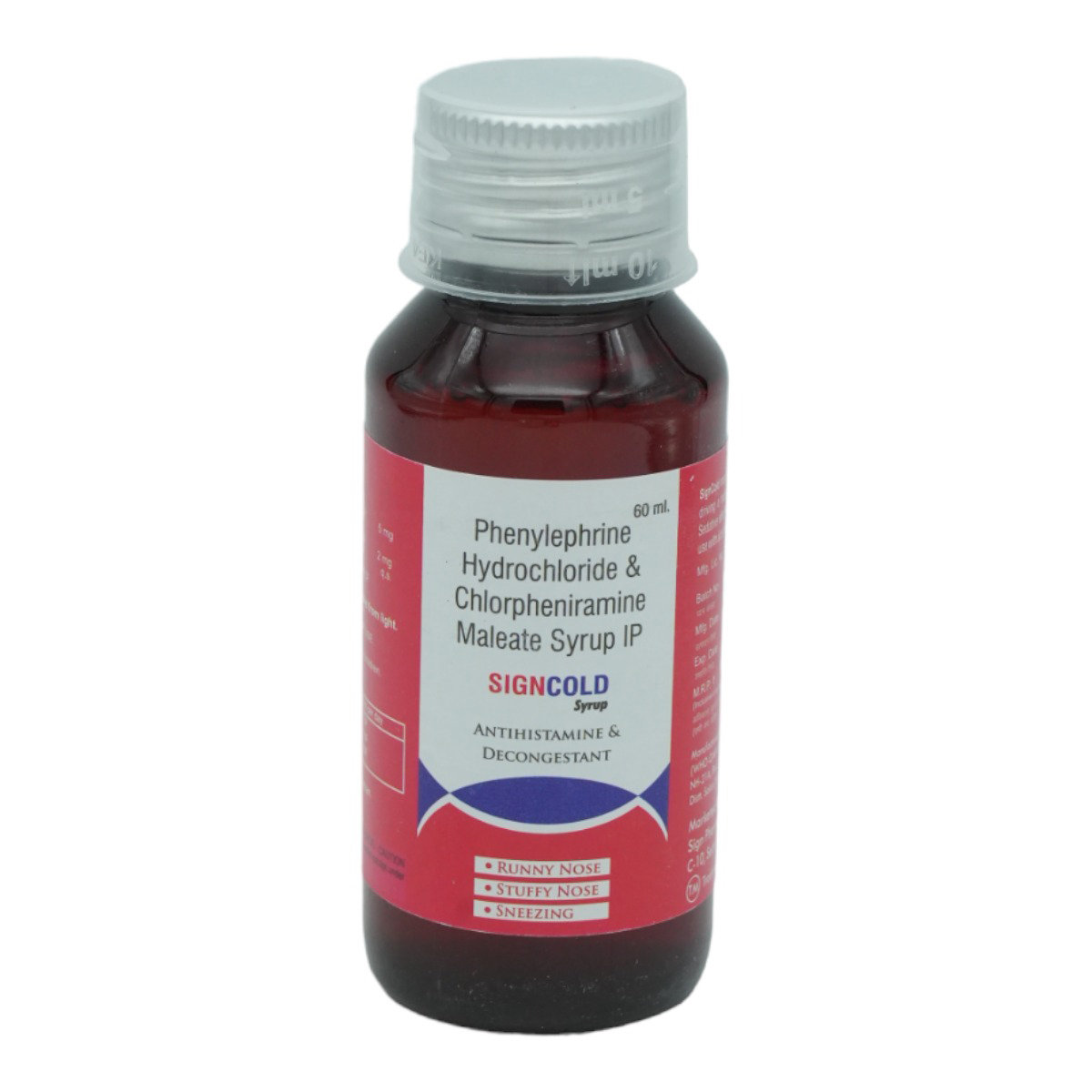 Signcold Syrup 60 ml, Pack of 1 Syrup Signcold Syrup 60 ml, Pack of 1 Syrup