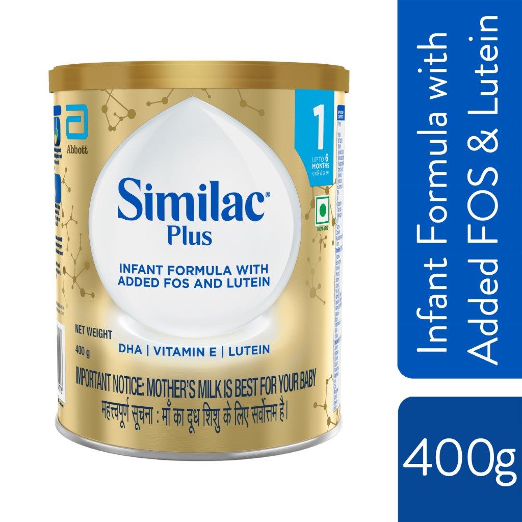 Similac Plus Infant Formula Stage 1 Powder, 400 gm, Pack of 1 Similac Plus Infant Formula Stage 1 Powder, 400 gm, Pack of 1