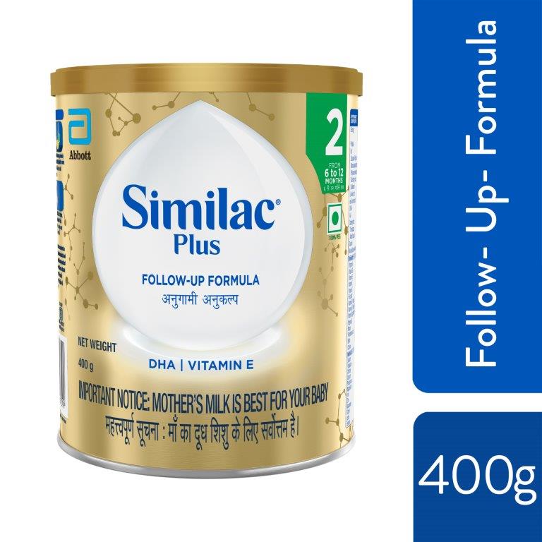 Similac Plus Follow-Up Formula Stage 2 Powder, 400 gm, Pack of 1 Similac Plus Follow-Up Formula Stage 2 Powder, 400 gm, Pack of 1