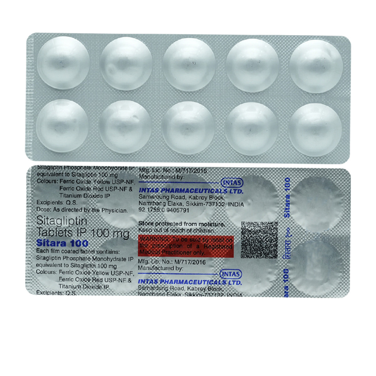 Sitara 100 mg Tablet 10's, Pack of 10 TabletS Sitara 100 mg Tablet 10's, Pack of 10 TabletS