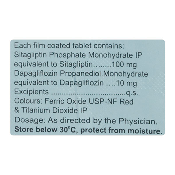 Sitapride-D 100 mg/10 mg Tablet 15's, Pack of 15 Sitapride-D 100 mg/10 mg Tablet 15's, Pack of 15