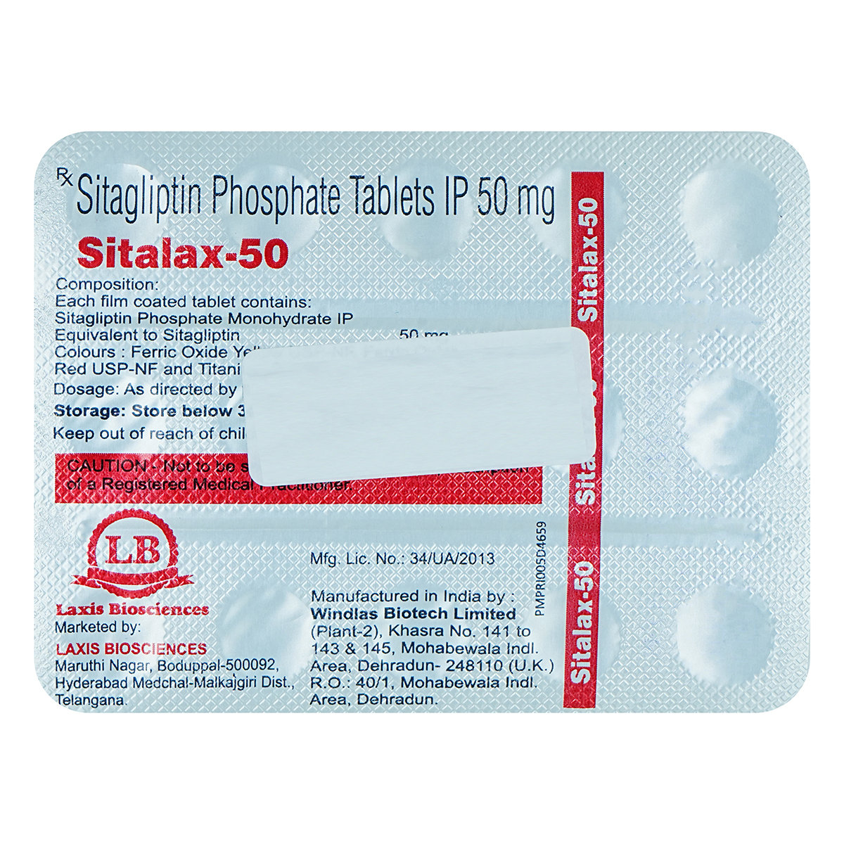 Sitalax-50 Tablet 15's, Pack of 15 TabletS Sitalax-50 Tablet 15's, Pack of 15 TabletS