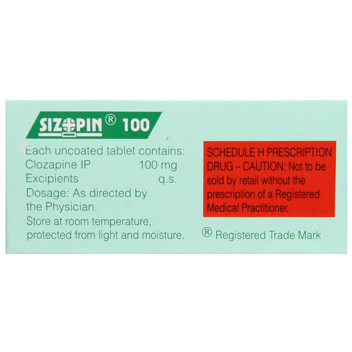 Sizopin 100 Tablet 10's, Pack of 10 TABLETS Sizopin 100 Tablet 10's, Pack of 10 TABLETS