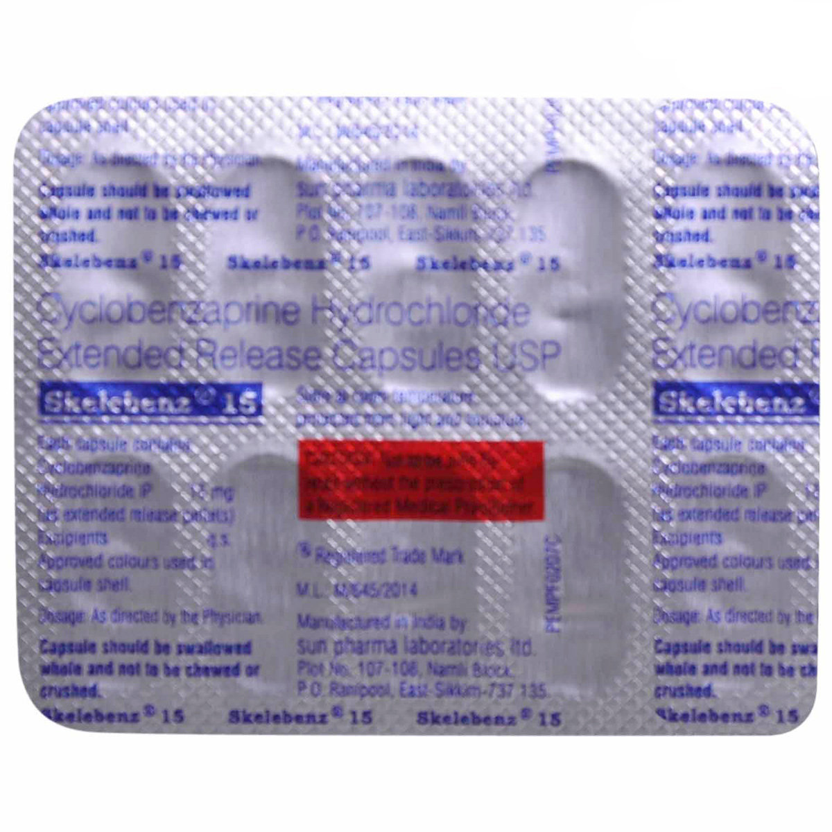 Skelebenz 15 Capsule 10's, Pack of 10 CAPSULES Skelebenz 15 Capsule 10's, Pack of 10 CAPSULES