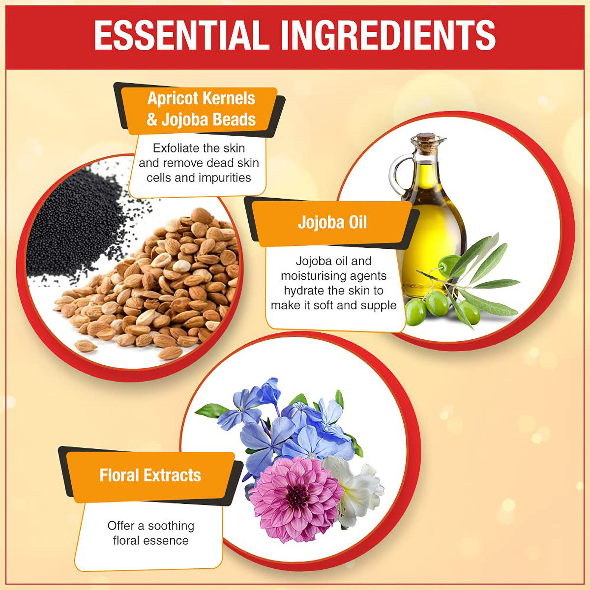 Skin Cottage Floral Fusion Essence Body Bath 400ml | Gently Exfoliates, Cleanses, Moisturises & Smoothens | With Soothing Floral Fragrance, Pack of 1 Skin Cottage Floral Fusion Essence Body Bath 400ml | Gently Exfoliates, Cleanses, Moisturises & Smoothens | With Soothing Floral Fragrance, Pack of 1