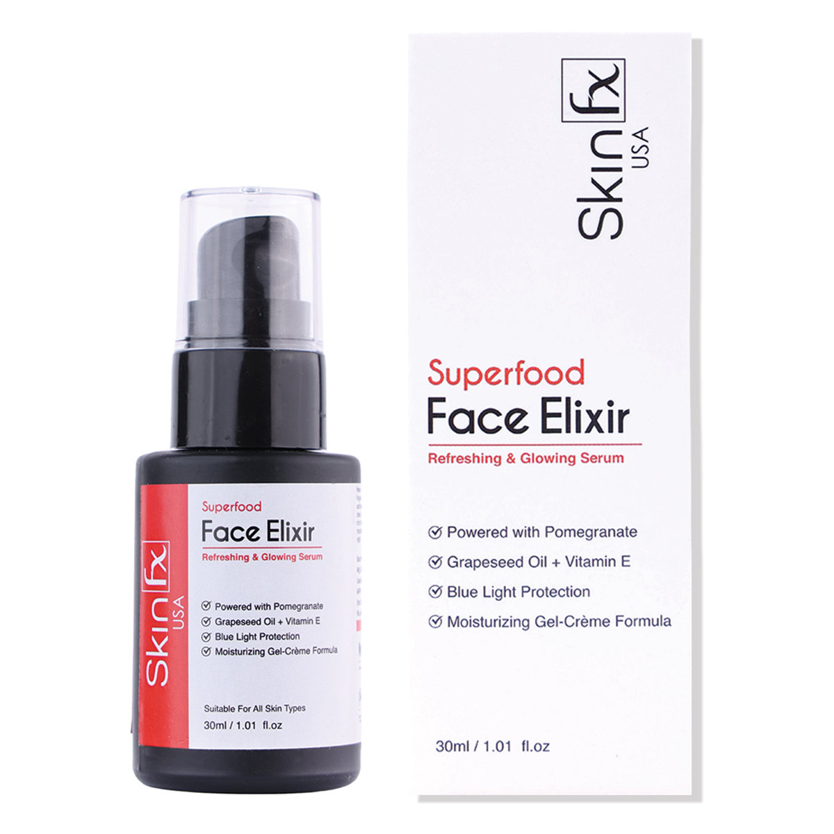 Skin Fx Face Elixir Refresh & Glowing Serum, 30 ml, Pack of 1 Skin Fx Face Elixir Refresh & Glowing Serum, 30 ml, Pack of 1