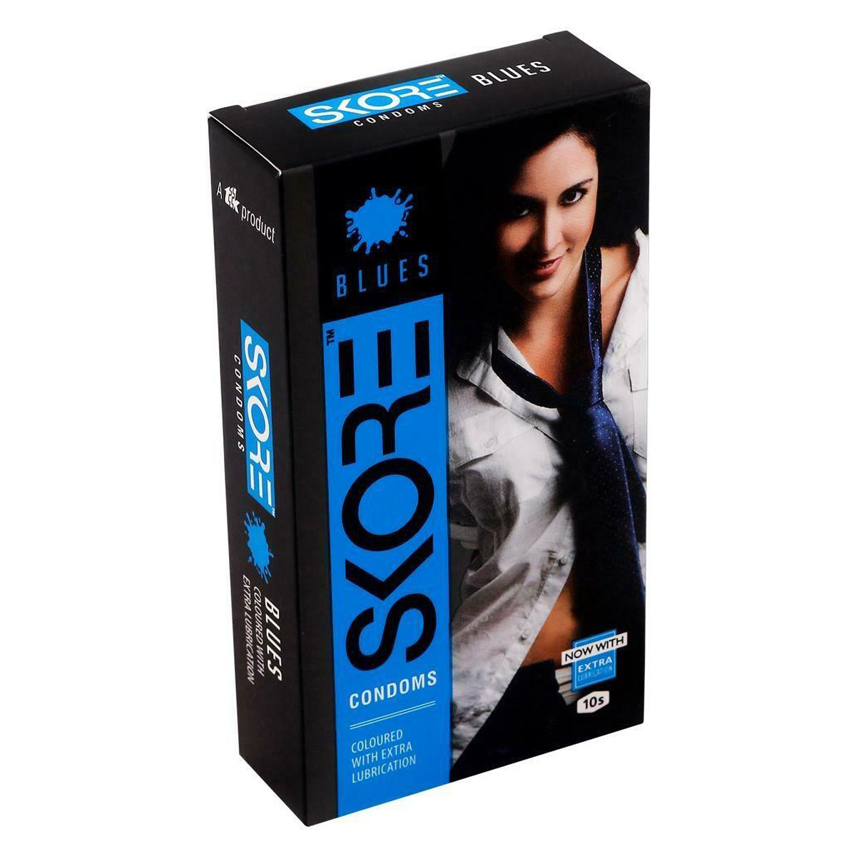 Skore Blues Condoms, 10 Count, Pack of 1 Skore Blues Condoms, 10 Count, Pack of 1
