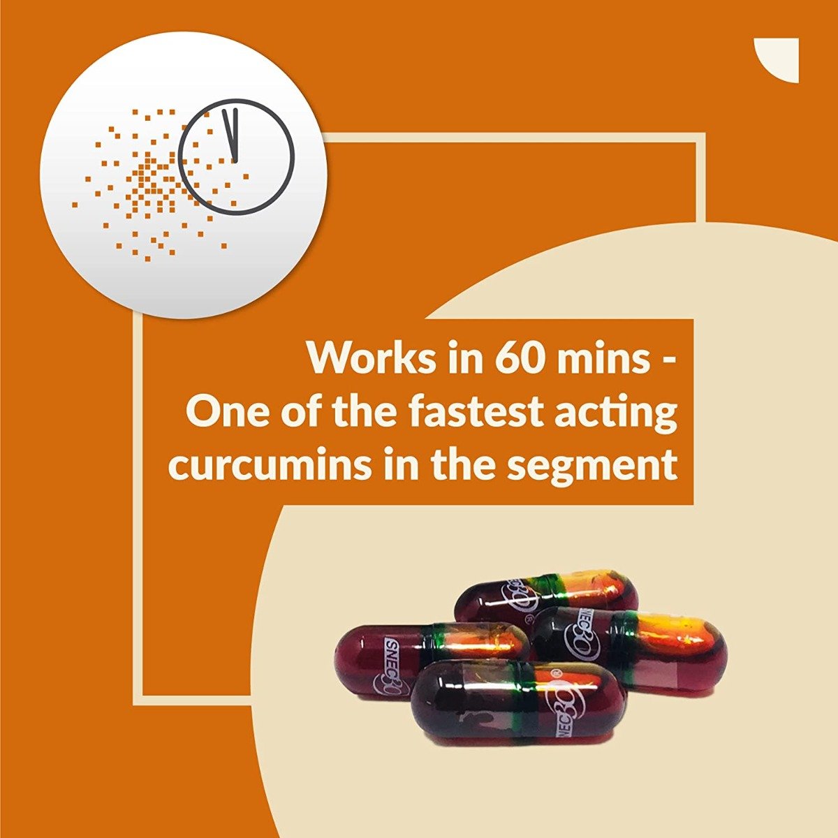 SNEC30 Liquid Curcumin, 15 Capsules, Pack of 15 SNEC30 Liquid Curcumin, 15 Capsules, Pack of 15