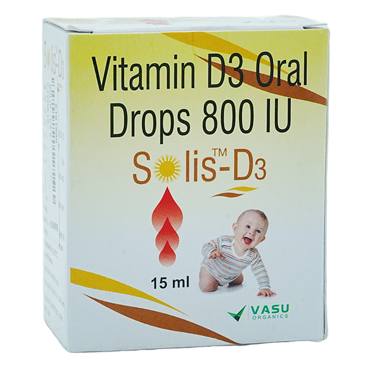 Solis-D3 800IU Oral Drop 15 ml, Pack of 1 Oral Drops Solis-D3 800IU Oral Drop 15 ml, Pack of 1 Oral Drops