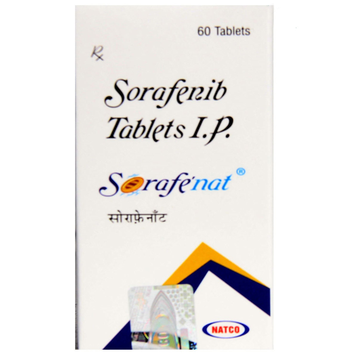 Sorafenat 200 mg Tablet 60's, Pack of 1 TABLET Sorafenat 200 mg Tablet 60's, Pack of 1 TABLET