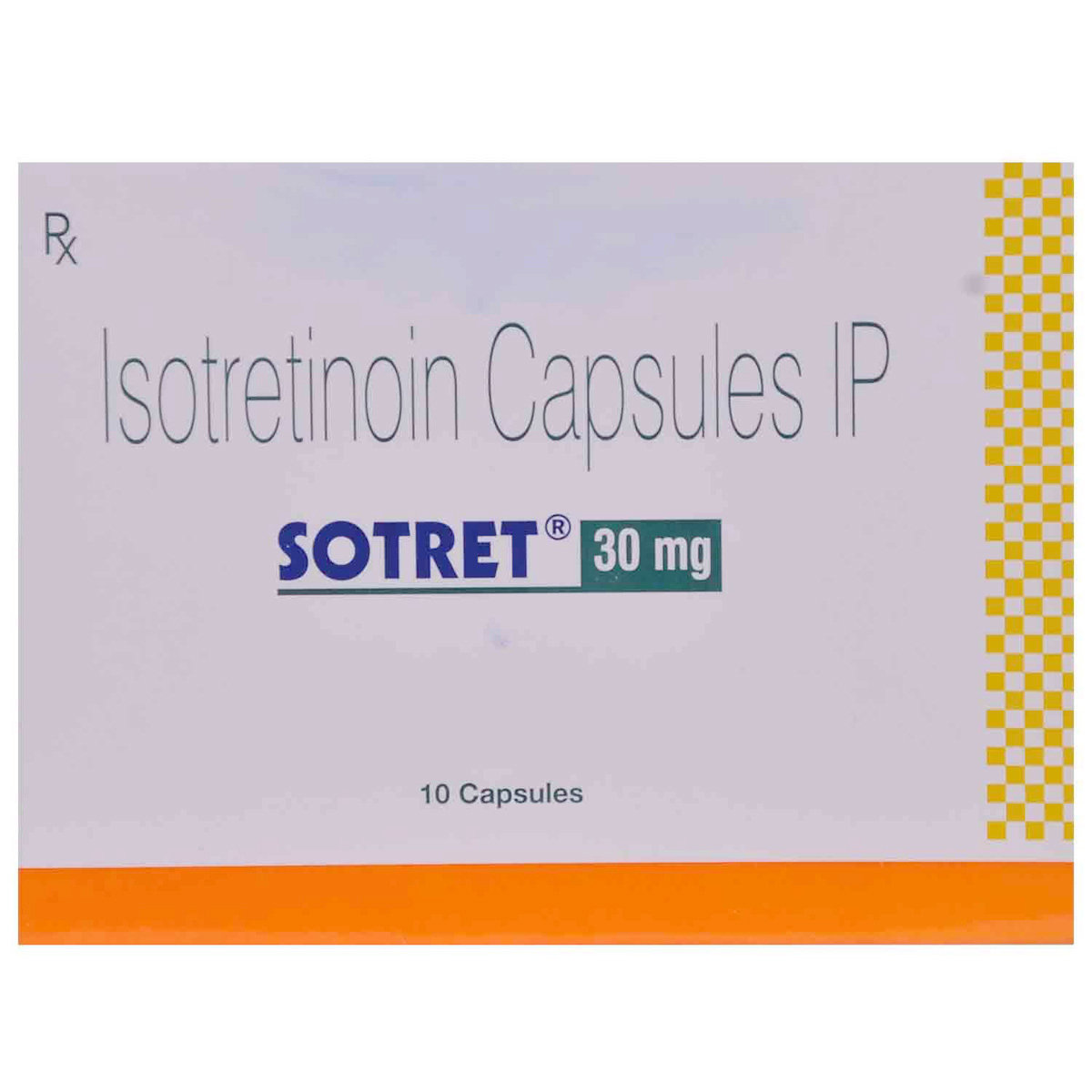 Sotret 30mg Capsule 10's, Pack of 10 CAPSULES Sotret 30mg Capsule 10's, Pack of 10 CAPSULES