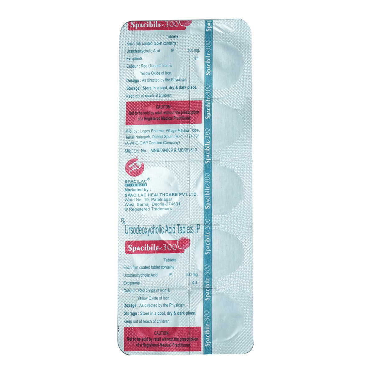 Spacibile-300 Tablet 10's, Pack of 10 TABLETS Spacibile-300 Tablet 10's, Pack of 10 TABLETS