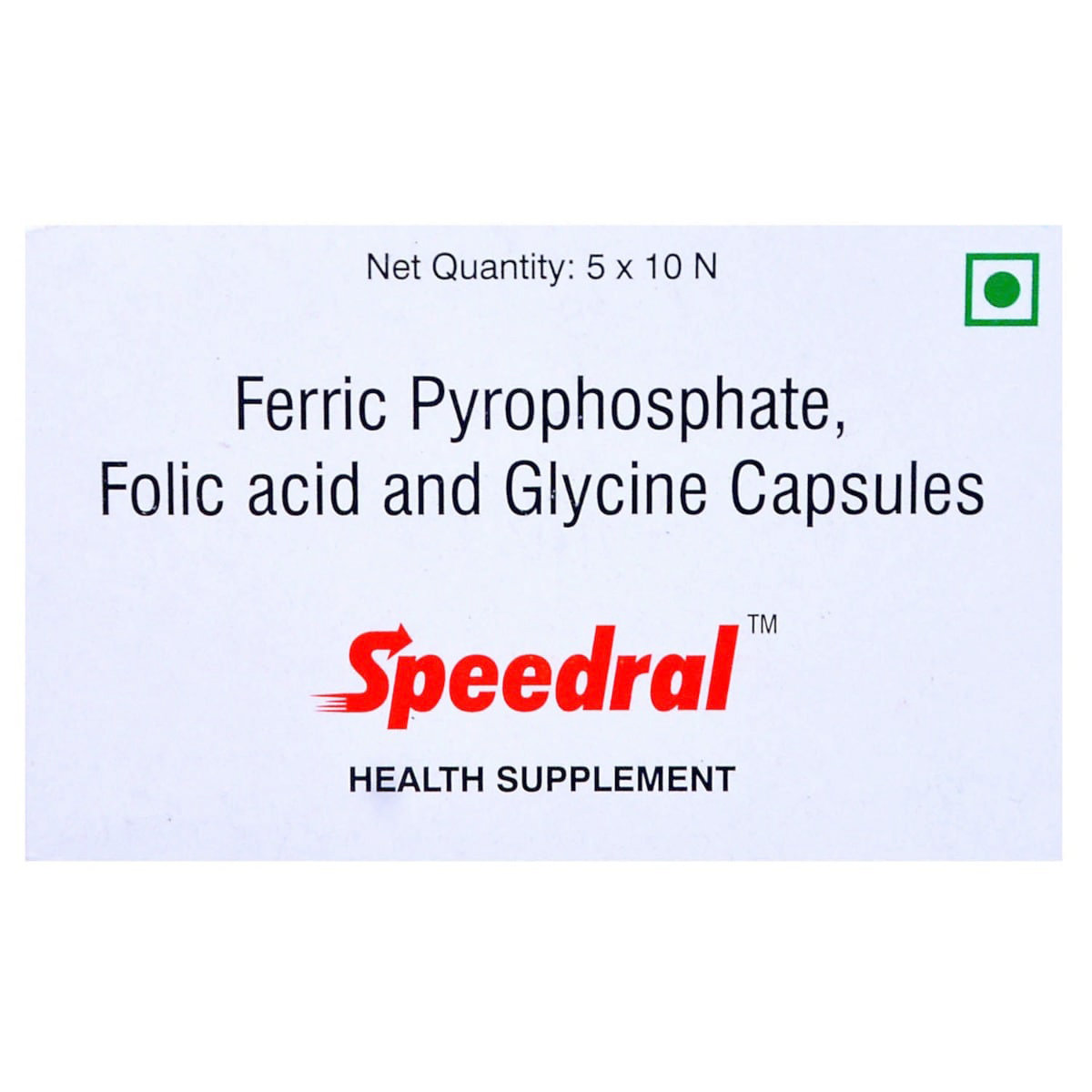 Speedral Capsule 10's, Pack of 10 CAPSULES Speedral Capsule 10's, Pack of 10 CAPSULES