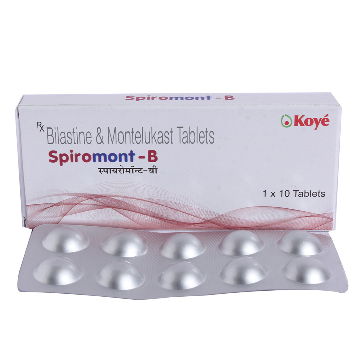 Spiromont-B Tablet 10's, Pack of 10 TabletS Spiromont-B Tablet 10's, Pack of 10 TabletS